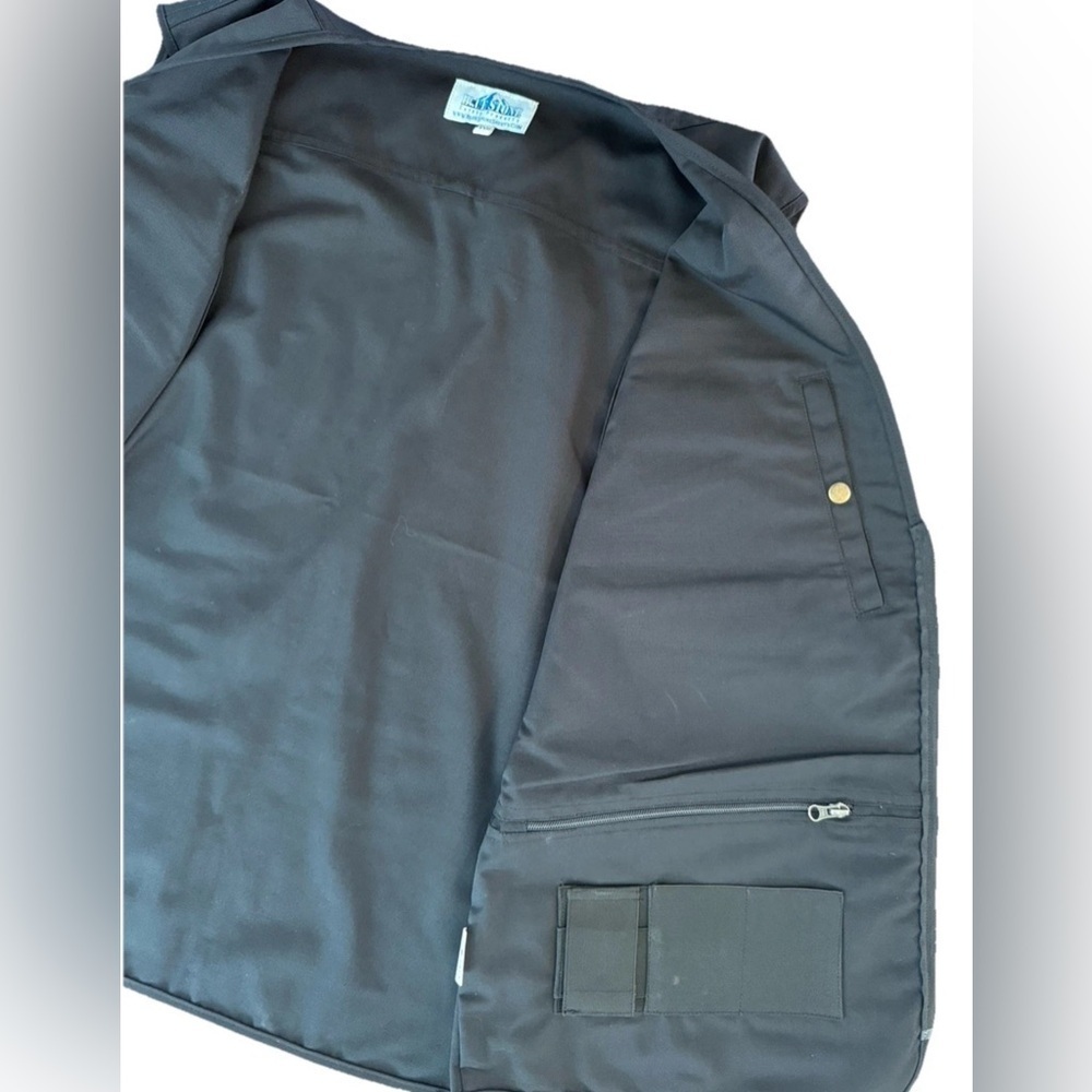 Blue Stone Safety Vest Mens XXXL Black Utility Tactical Security Concealed Carry - Picture 7 of 8